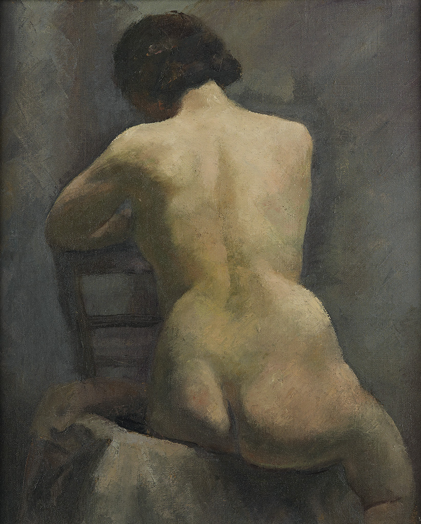 LOÏS MAILOU JONES (1905 - 1998) Nude, Paris (Etude).